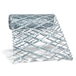 Galvanised Steel Expanded Metal Mesh Bahri Thickness 3 mm Width 1.22 m Length 6 m