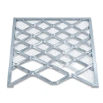 Galvanised Steel Expanded Metal Mesh Bahri Thickness 3.8 mm Width 1.22 m Length 6 m
