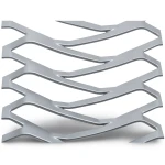 Hot Rolled Expanded Metal Sheet Momawaj Shape Wire Diameter 3.8 mm Width 2.44 m Length 3 m