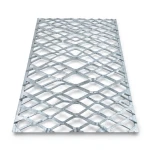 Galvanised Steel Expanded Metal Mesh Bahri 4.8 mm Thickness 1.22 m Width 6 m Length