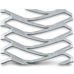 Hot Rolled Expanded Metal Sheet Momawaj Shape Wire Diameter 3.8 mm Width 2.44 m Length 3 m