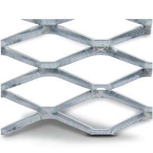 Galvanised Steel Expanded Metal Mesh Bahri 1.5 mm Thickness 2.44 m Width 1 m Length