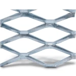 Galvanised Steel Expanded Metal Mesh Bahri 2.8 mm Thickness 1.22 m Width 7 m Length