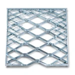 Galvanised Steel Expanded Metal Mesh Bahri Thickness 1.8 mm Width 2.44 m Length 1 m