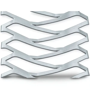 Hot Rolled Expanded Metal Wiremesh Momawaj Shape 3.8 mm Diameter 2.44×6 m