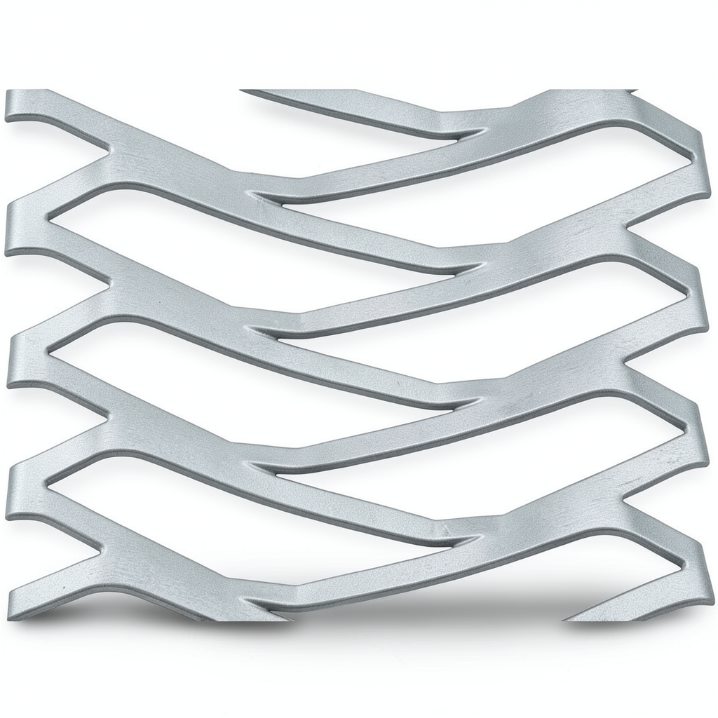 Hot Rolled Expanded Metal Wiremesh Momawaj Shape 3.8 mm Diameter 2.44×6 m