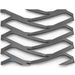 Hot Rolled Flattened Expanded Metal 3.8 mm Thickness 2.44×4 m Momawaj Design