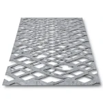 Hot Rolled Expanded Metal Sheet Momawaj Design 3.8 mm Thickness 2.44 m Width 7 m Length