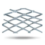 Galvanised Steel Expanded Metal Mesh Bahri Thickness 5.8 mm Width 1.22 m Length 7 m