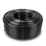 لفة أنابيب HDPE ضغط 4 بار PE 80 قطر خارجي 110 مم SDR 26 لون اسود