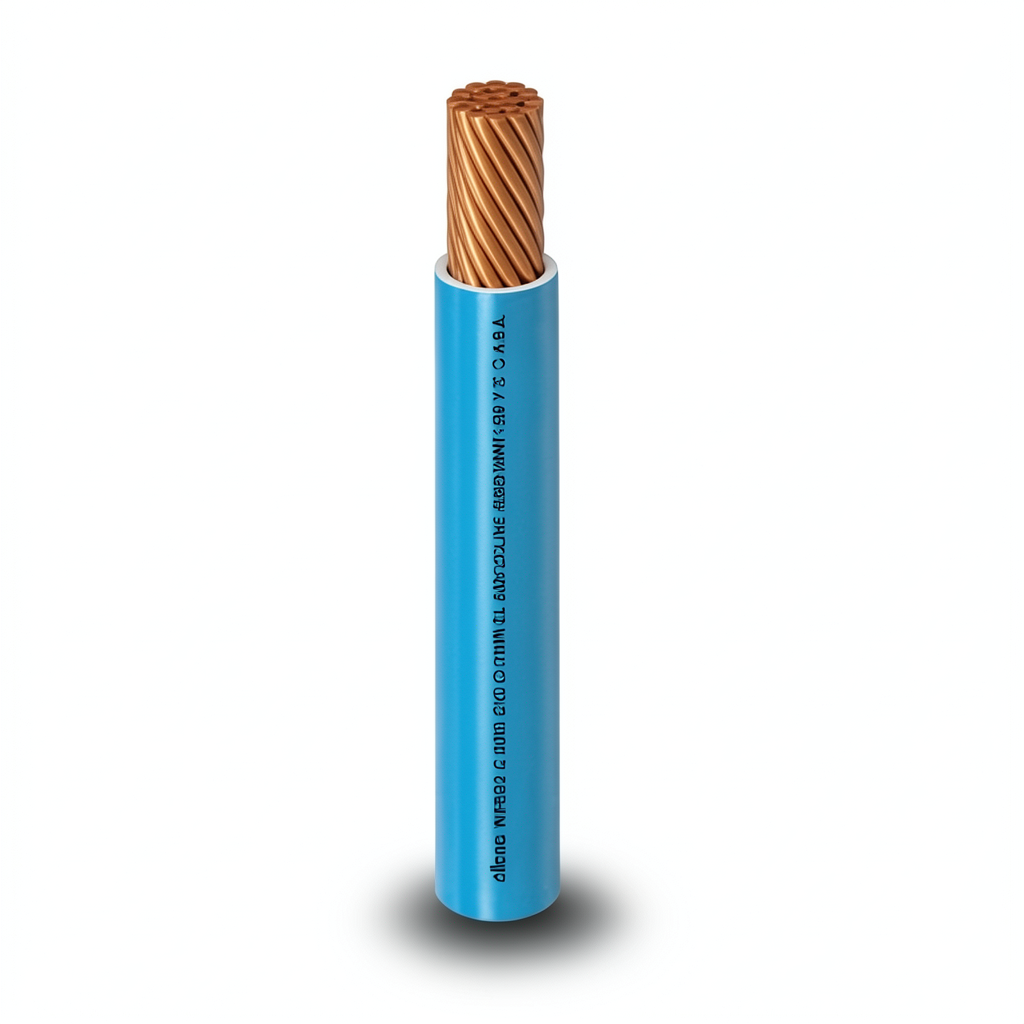 THHN/THWN Copper Cable PVC 105°C Insulation 2.08 mm² 600 Volt 500 Feet Blue | Al Fanar