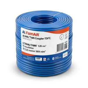 THHN/THWN Copper Cable PVC 105°C Insulation 5.26 mm² 600 Volt 500 Feet Blue | Al Fanar