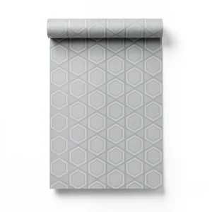 Wall Decoration Geometric Design 10m x 0.53m Gray, Model 17460
