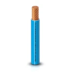 THHN/THWN Copper Cable PVC 105°C Insulation 0.82 mm² Diameter 2.2 mm 600 V 500 ft Blue | Al Fanar