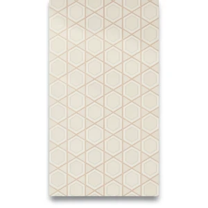 Wall Decoration Geometric Design 10m x 0.53m Beige, Model 17463