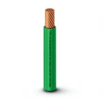 كابل نحاس THHN/THWN معزول PVC 105°C مقاس 3.31 مم² 600 فولت طول 300 قدم أخضر | شركة الفنار