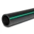 HDPE Polyethylene Pipe Nominal Pressure 6 Bar PE 80, 225 mm Diameter SDR 22 Black with Green Stripes - Image 1