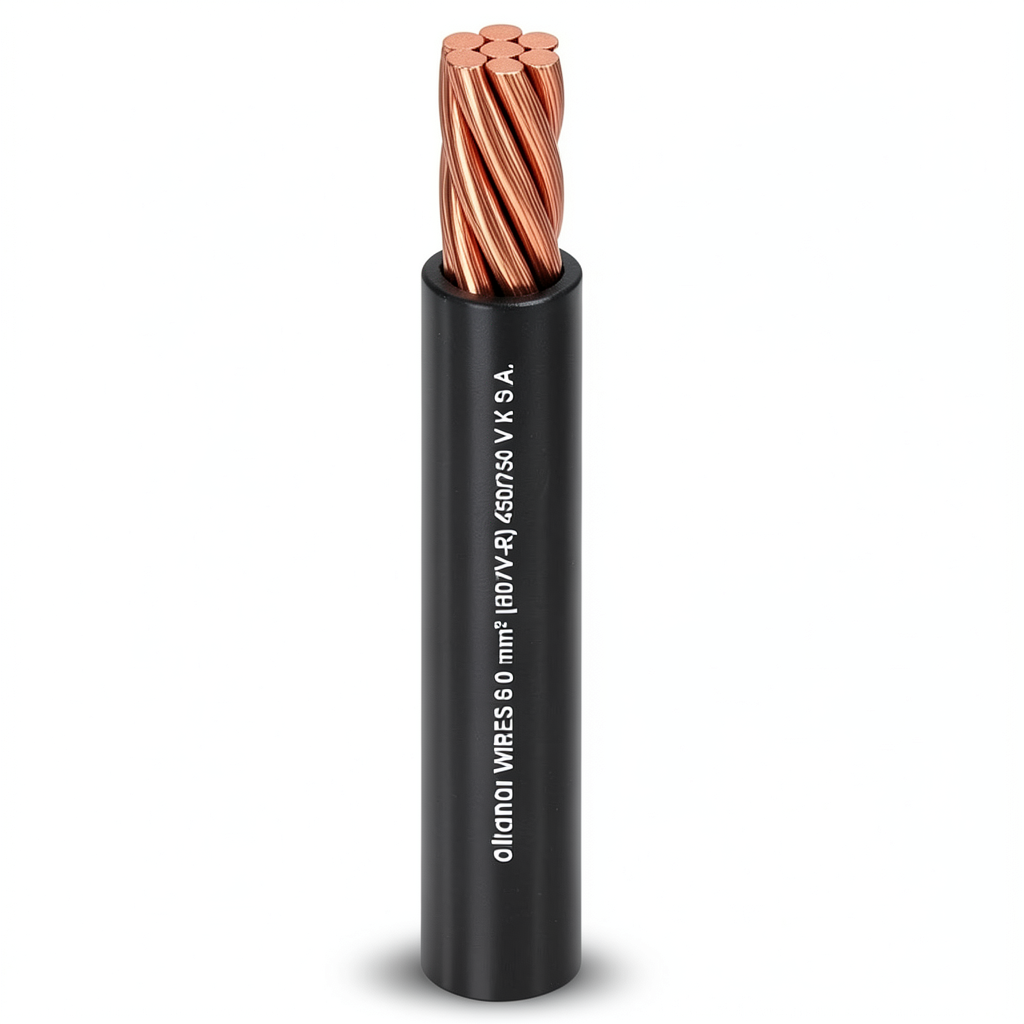 500mm² Copper Stranded Wire 450/750V PVC Insulated 2.8mm Thick | Al Fanar
