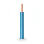 كابل نحاس THHN/THWN عزل PVC 105°C مقاس 2.08 مم² قطر 2.7 مم 600 فولت طول 300 قدم لون أزرق PVC 105 | شركة الفنار