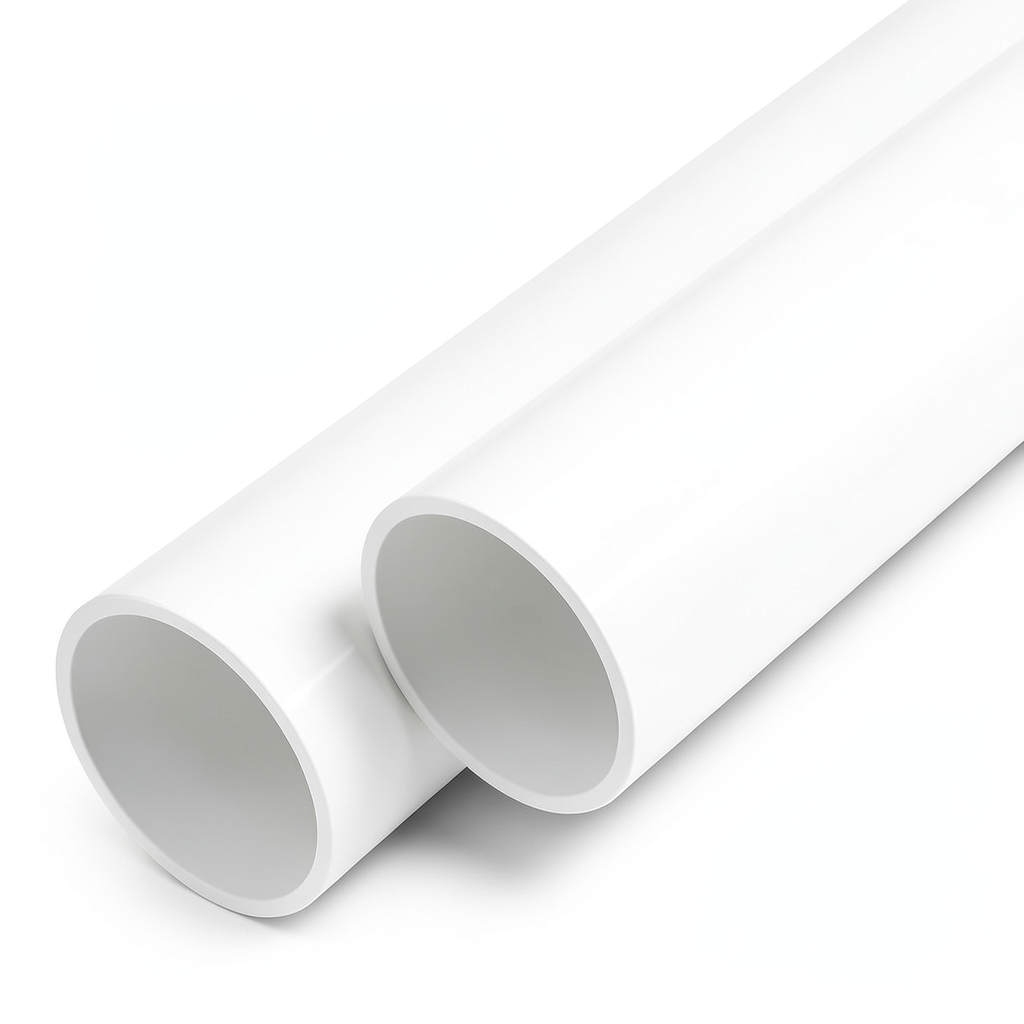 مواسير UPVC لانظمة الصرف الصحي مقاس 8 إنش سمك 8.18 مم لون أبيض