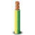 16mm2 Single Electric Wire 450/750V, Stranded Copper PVC Insulated, Yellow/Green | Al Fanar - Image 1
