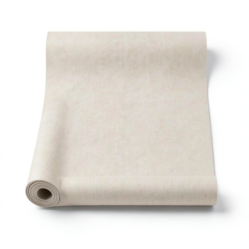 Italian Plain Wall Covering 10m x 1.06m Beige, Model 5935