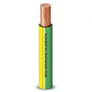 سلك مفرد 630 مم2 450/750 فولت، موصل نحاس مجدول عزل PVC لون اصفر/اخضر | شركة الفنار