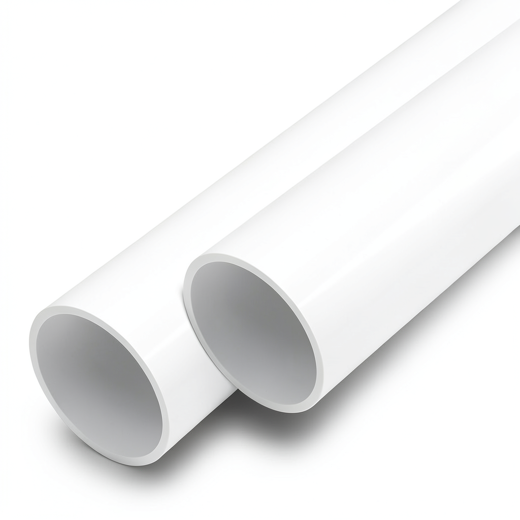 مواسير UPVC لانظمة الصرف الصحي مقاس 8 إنش سمك 8.18 مم لون أبيض