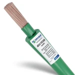 16mm NYA Electrical Wire 450/750V, Stranded Copper PVC 90°C Insulation, Green | Asharqiyah Cables Company for Industry