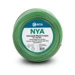 1.5mm NYA Electric Wire 450/750V, Stranded Copper PVC 90°C Insulation, Green | Asharqiyah Cables Company for Industry
