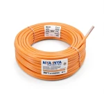 سلك كهرباء 95 مم NYA 450/750 فولت، نحاس مجدول عزل PVC 90°C، برتقالي | شركة كابلات الشرقية للصناعة