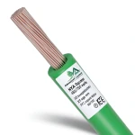 سلك 2.5 ملم 450/750 فولت NYA، نحاس مجدول عزل PVC 90°C، اخضر | شركة كابلات الشرقية للصناعة