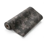 Italian Wallpaper Patterned Design Dark Beige, Size 10mx0.53m