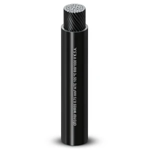 لفة سلك نحاس شعر 0.75mm² 600/1000 فولت مطلي بالقصدير معزول PVC أسود | شركة الفنار