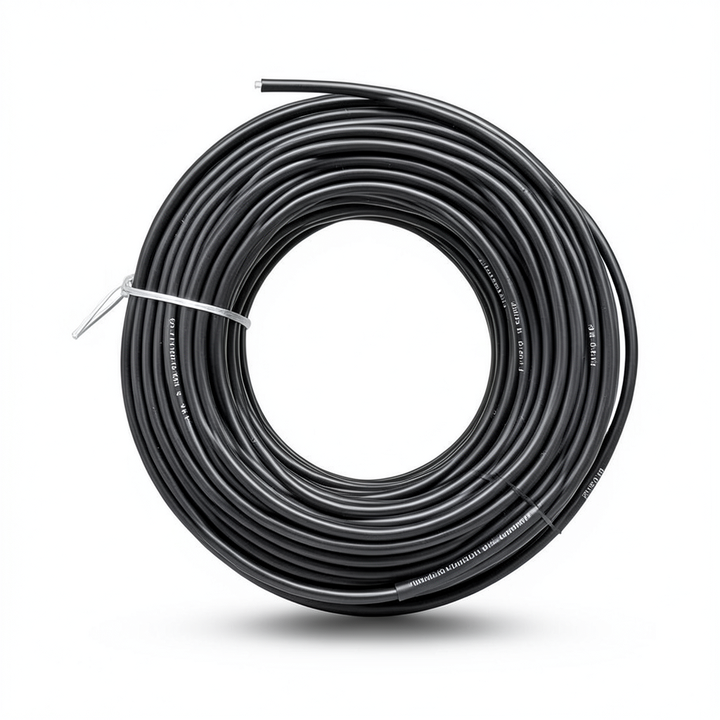Flexible Tinned Copper Electric Wire 1mm² 600/1000 volts PVC Insulated Black | Al Fanar