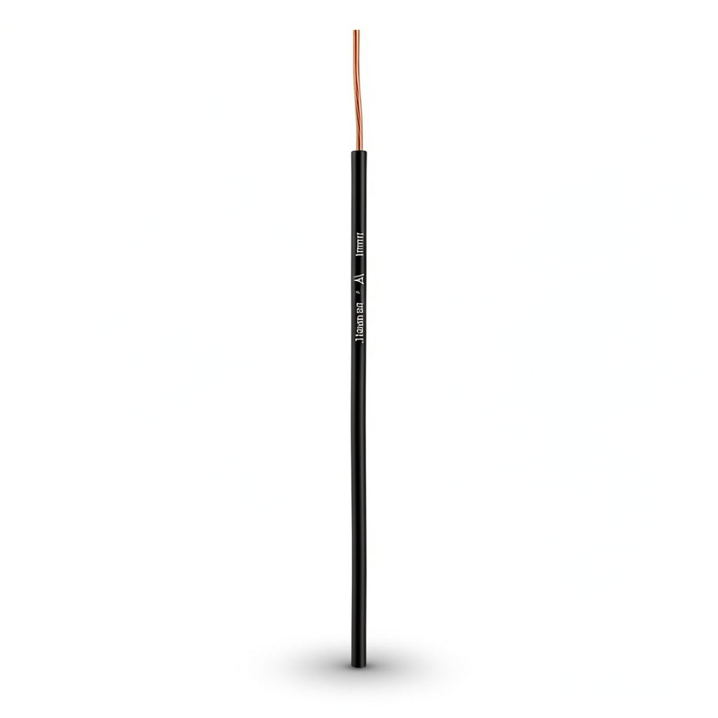 Flexible Single Copper Wire 10mm² 600/1000V PVC Insulated Black | Al Fanar