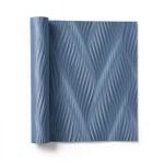 Italian Wavy Wall Covering 10m x 0.53m Blue, Model 41255