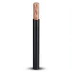 سلك نحاس شعر 1.5mm 450/750 فولت عزل PVC لون اسود