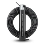 لفة سلك نحاس شعر 2.5mm² 600/1000 فولت مغطى بالقصدير، عزل PVC لون أسود | شركة الفنار