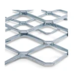 Galvanised Steel Expanded Metal Mesh Bahri 1.5 mm Thickness 2.44 m Width 2 m Length