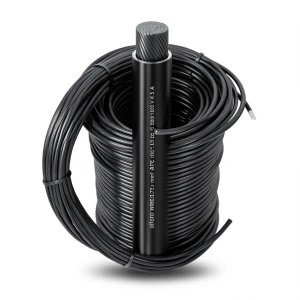 لفة سلك نحاس شعر 120mm² 600/1000 فولت عزل PVC لون أسود | شركة الفنار