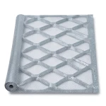 Galvanised Steel Expanded Metal Mesh Bahri Thickness 1.7 mm Width 2.44 meter Length 2 meter