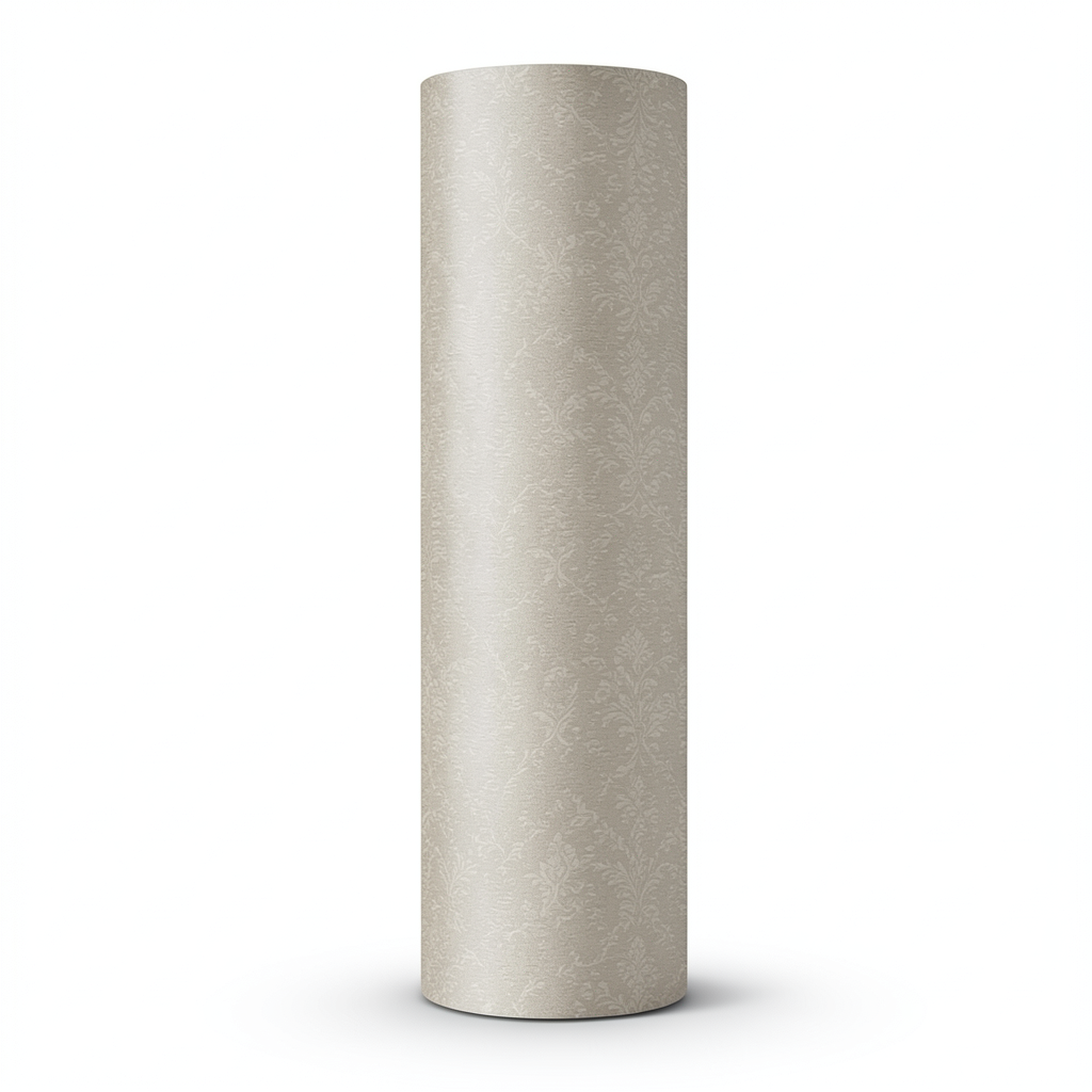 Italian Wallpaper Patterned Design Beige Color, Size 10m x 0.53m