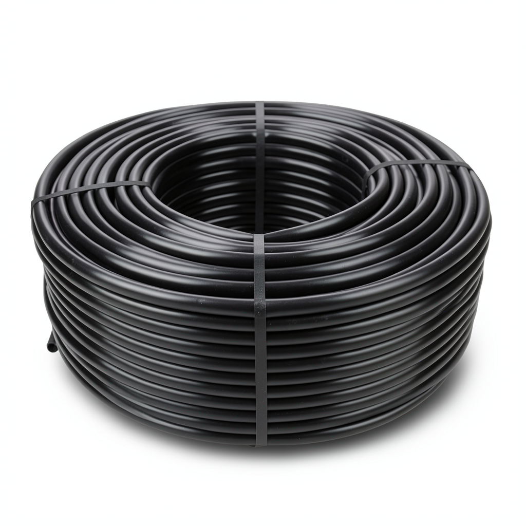 HDPE Coil Pipe Pressure 4 Bar PE 80 Size OD 110 mm SDR 26 Black