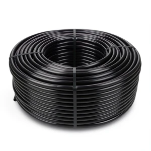 لفة أنابيب بلاستيك HDPE ضغط اسمي 4 بار PE 80، قطر 125 مم SDR 26، لون أسود