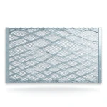 Galvanised Steel Expanded Metal Mesh Bahri 2 mm Thickness 2.44 m Width 1 m Length