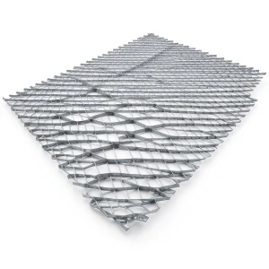 Galvanised Steel Expanded Metal Mesh Bahri Thickness 2.3 mm Width 2.44 m Length 1 m