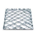Galvanised Steel Expanded Metal Mesh Bahri 2.3 mm Thickness 2.44 m Width 2 m Length