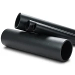 مواسير HDPE ضغط 3.2 بار PE 80 قطر خارجي 250 مم سماكة 7.7 مم لون أسود