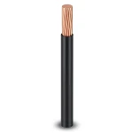 سلك نحاس شعر 1.5mm 450/750 فولت عزل PVC لون اسود